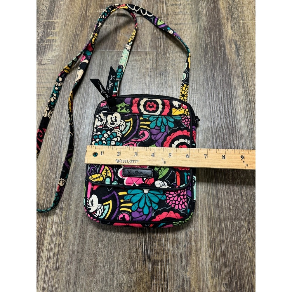 Vera Bradley Crossbody Bag Unisex One Size Multicolor Floral Quilted Cotton